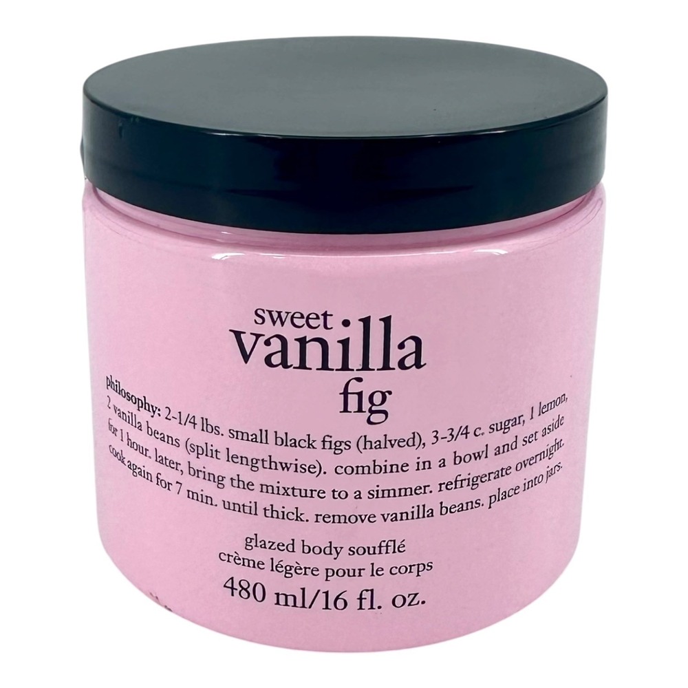 Philosophy Sweet Vanilla Fig Glazed Body Souffle Body Lotion 16 oz